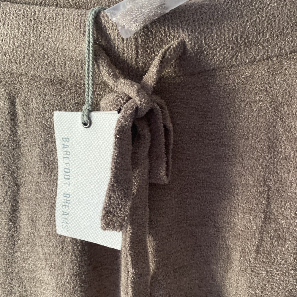 Barefoot Dreams Cozy Chic Ultra Lite Track Jogger Pants XS Women's Warm Taupe - Picture 3 of 10